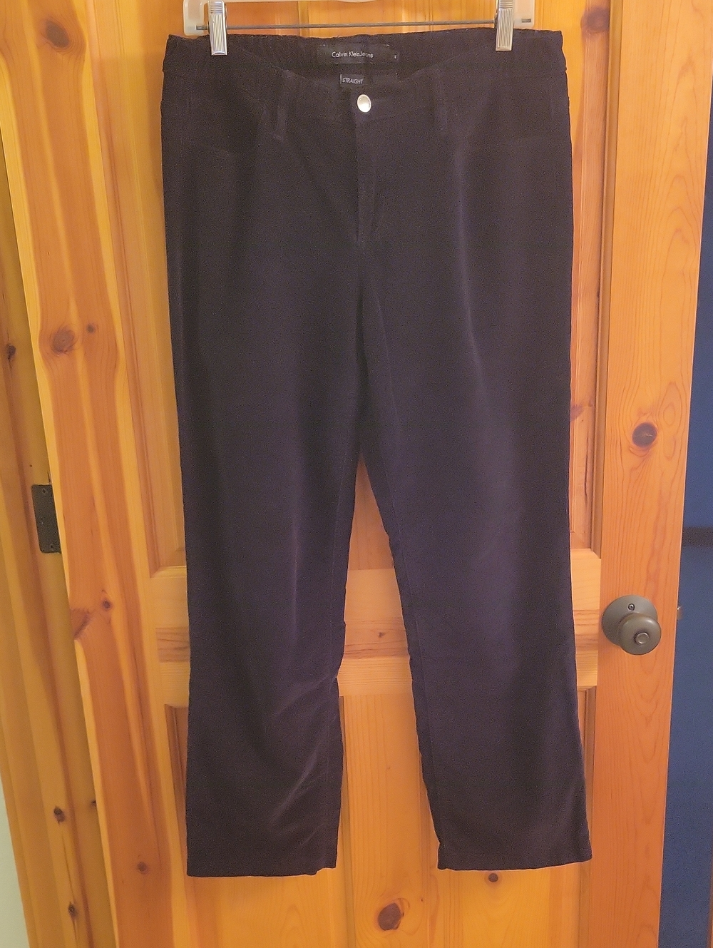 Calvin Klein Black Corduroy Pants